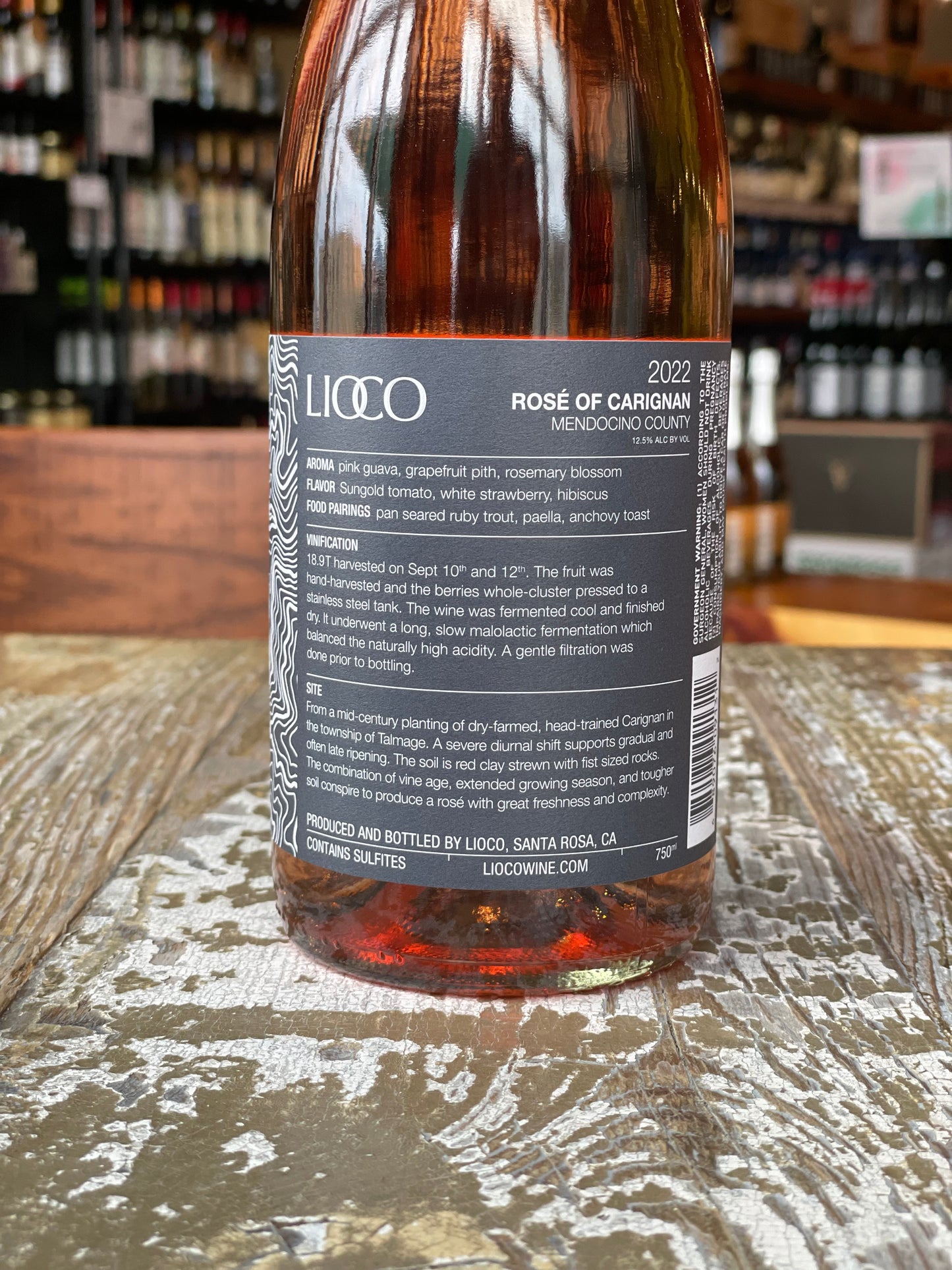LIOCO 2023 Rose' of Carignan