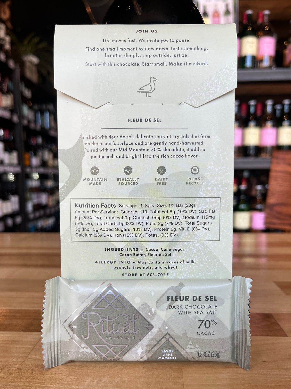 Ritual Fleur de Sel Chocolate Bar