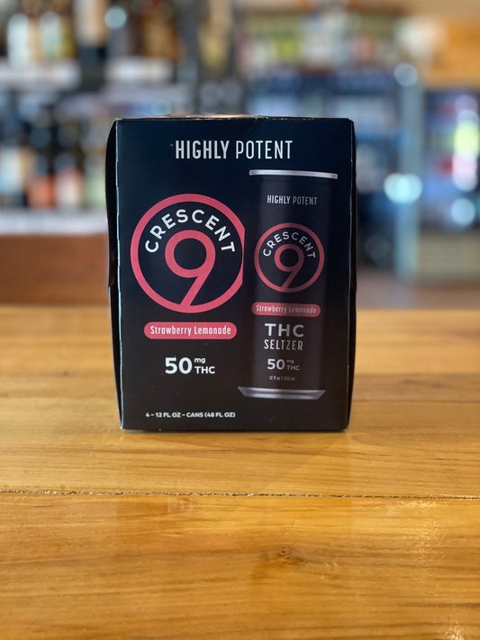 Crescent 9 Strawberry Lemonade 50mg Delta 9 Seltzer
