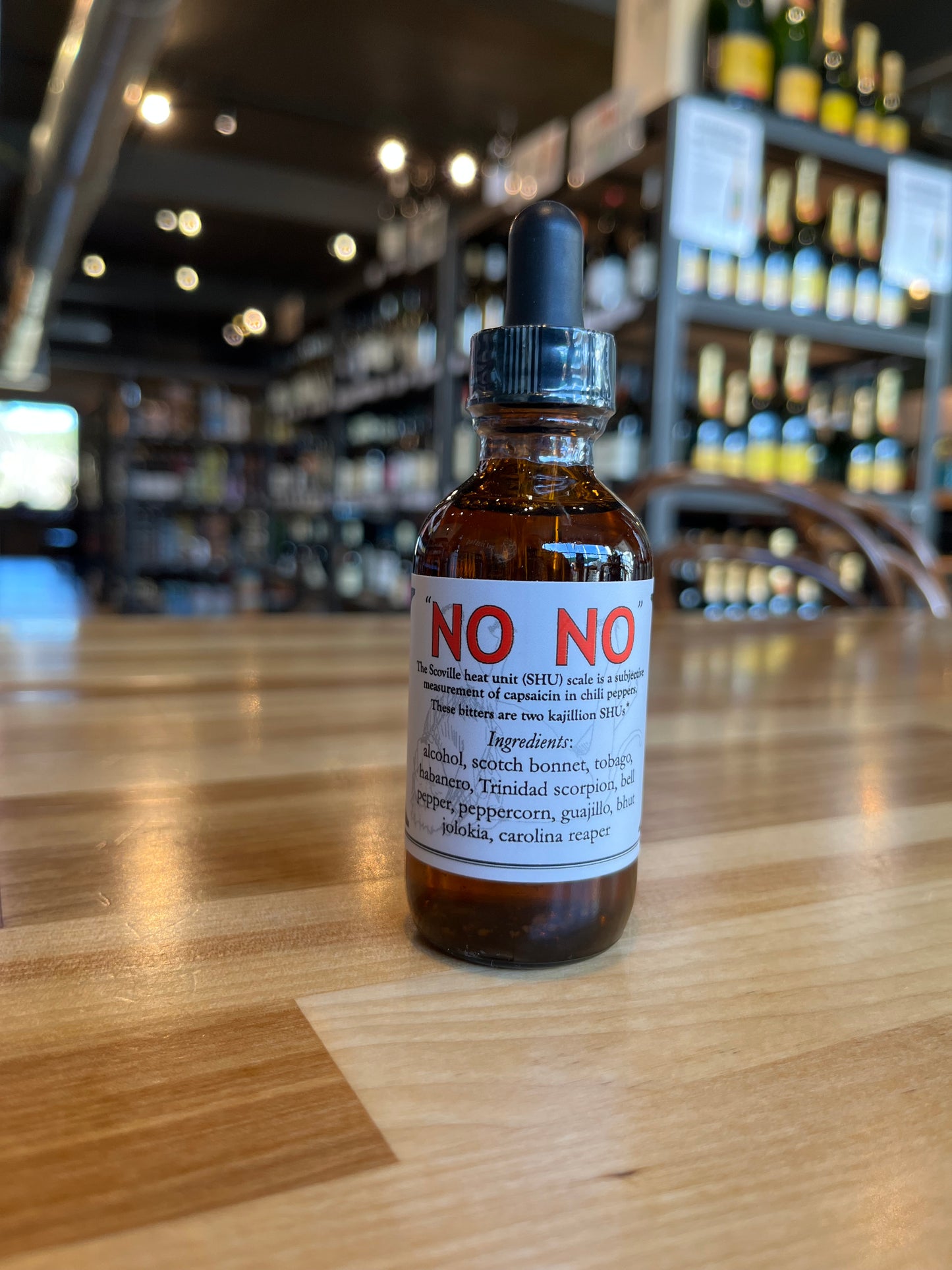 Crude 'No No' Hot Pepper Bitters