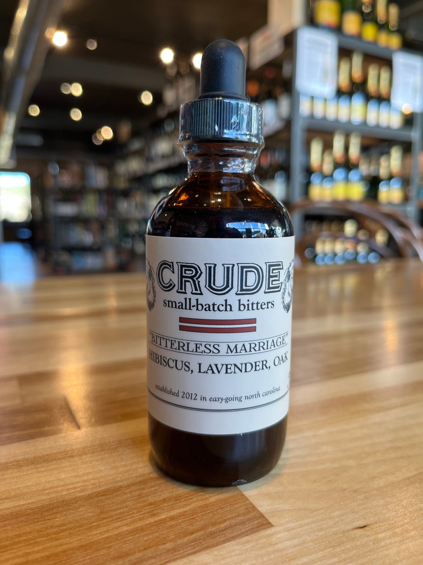 Crude 'Bitterless Marriage' Hibiscus Lavender Oak Bitters