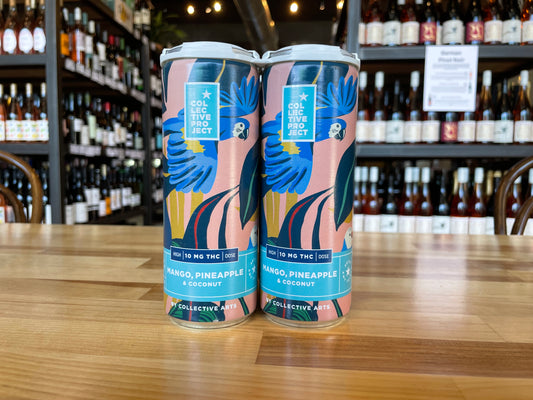 Collective Arts Mango, Pineapple & Coconut THC Seltzer