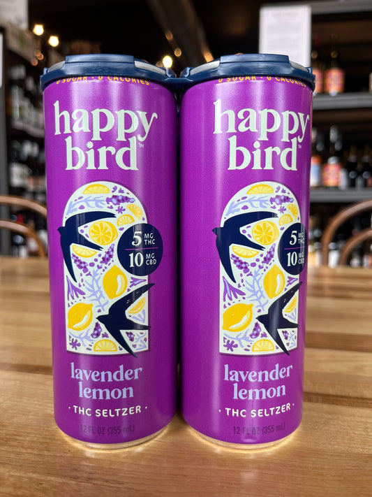 Happy Bird Levender Lemon THC Seltzer