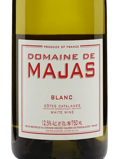 2025 Domaine de Majas Blanc Cotes Catalanes
