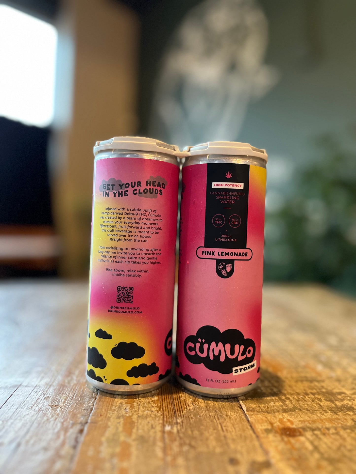 Resident Culture CÜMULO Pink Lemonade Cannabis-Infused Sparkling Water
