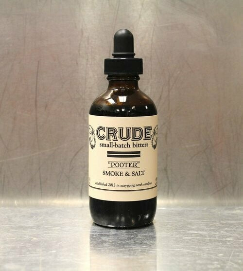 Crude 'Pooter' Smoke & Salt Bitters - 4oz