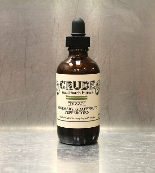 Crude 'Rizzo' Rosemary Grapefruit Peppercorn Bitters - 4oz