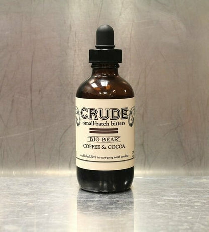 Crude 'Big Bear' Coffee & Cocoa Bitters - 4oz