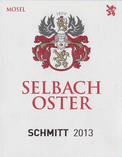 Selbach-Oster, Zeltinger Schlossberg 'Schmitt' Riesling 2016