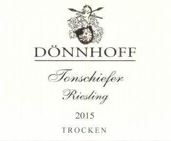 Weingut Donnhoff Tonschiefer Riesling Trocken Dry Slate 2023