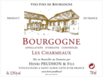 2021 Domaine Henri Prudhon Bourgogne Rouge Les Charmeaux