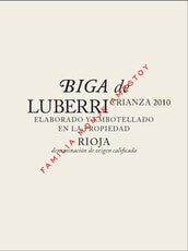 2019 Bodegas Luberri Crianza Biga