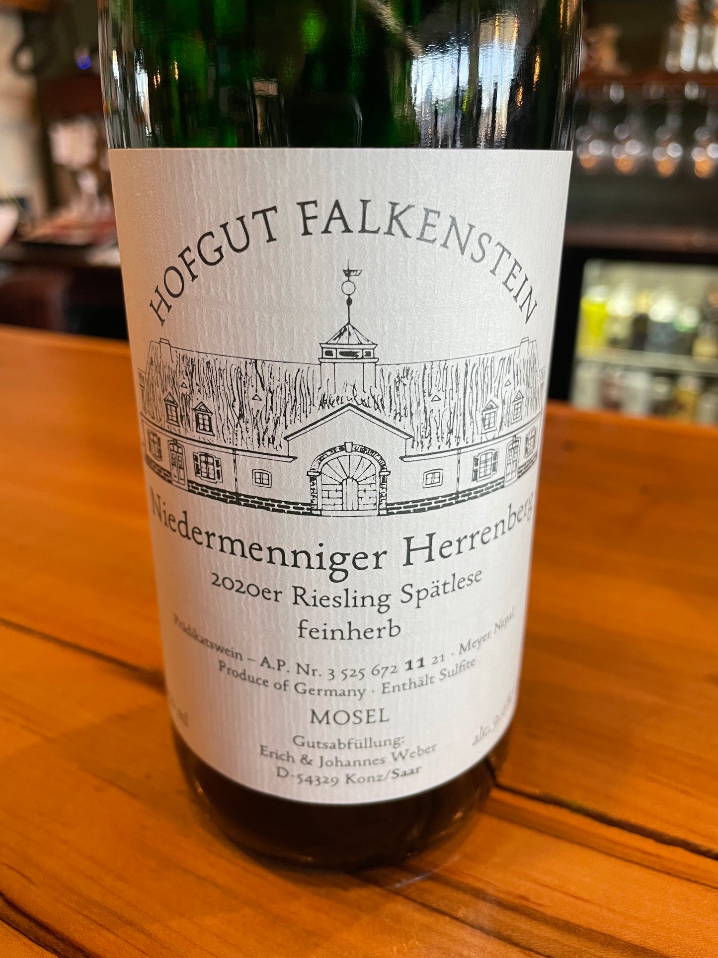 Falkenstein Niedermenniger Herrenberg Riesling Spätlese Feinherb 2023 Fuder Meyer Nepal  AP-11