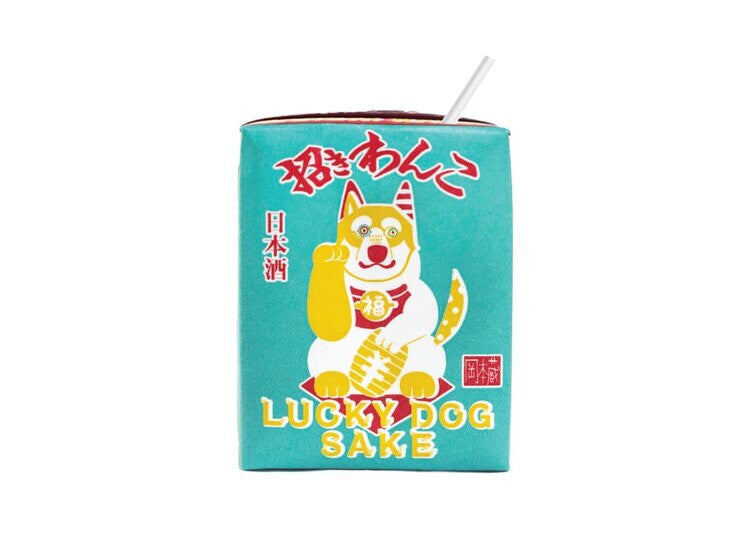 MANEKI WANKO "Lucky Dog" Sake Juice Box