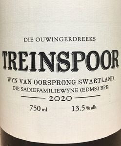 The Sadie Family Wines Die Ouwingerdreeks 2020 Treinspoor Tinta Barocca