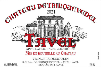 Chateau de Trinquevedel 2023 Tavel Rose'