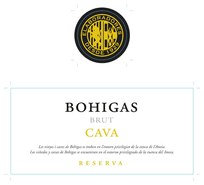Bohigas Brut Reserva Cava NV