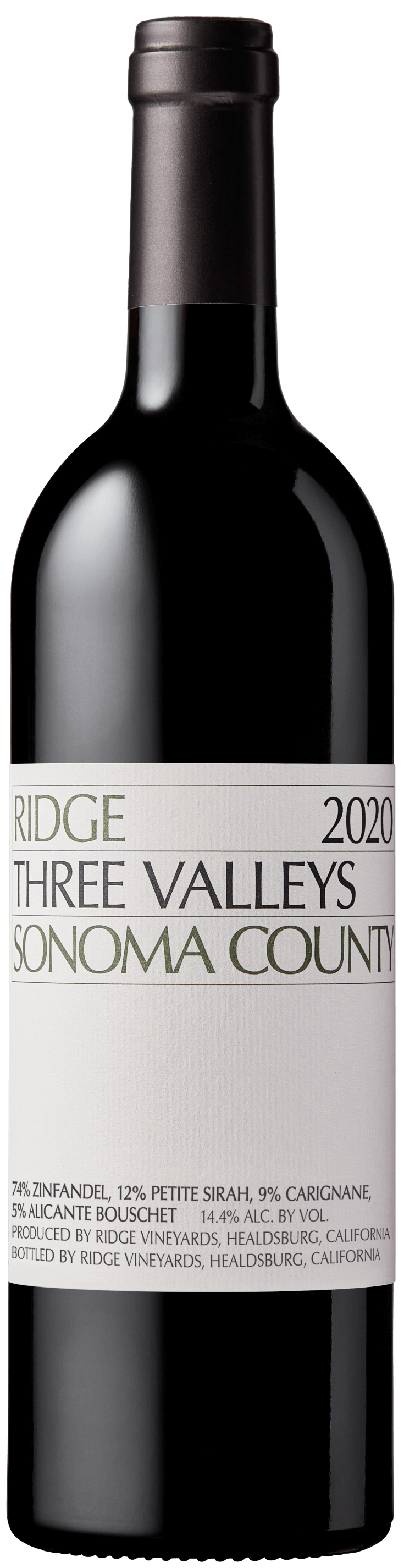 Ridge Vineyards Three Valleys 2022