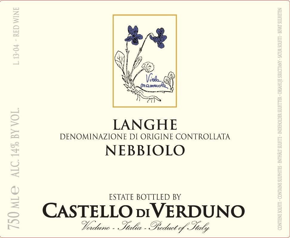 Castello di Verduno 2020 Langhe Nebbiolo