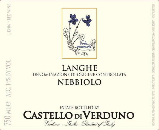Castello di Verduno 2020 Langhe Nebbiolo