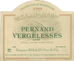 2020 Domaine Rollin Pernand-Vergelesses Blanc