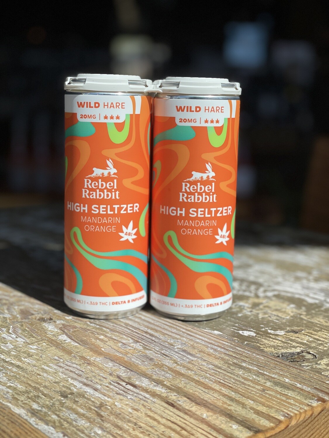 Rebel Rabbit Mandarin Orange High Seltzer