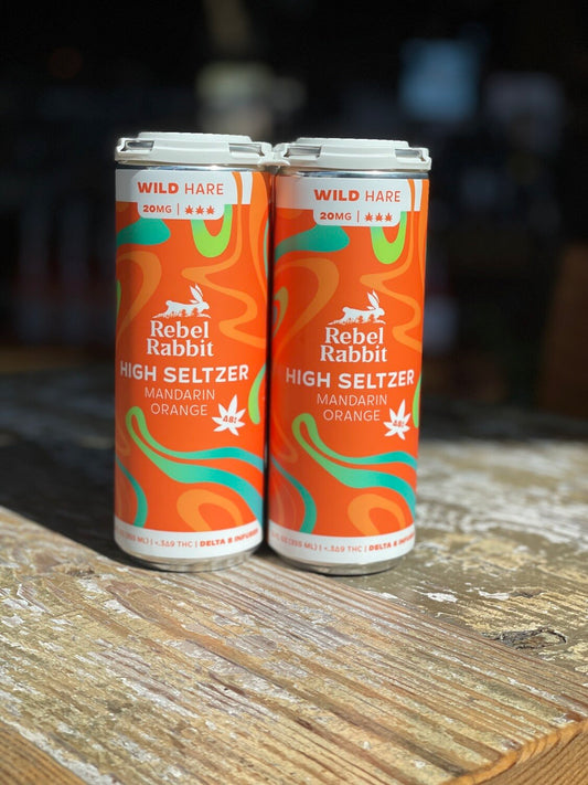 Rebel Rabbit Mandarin Orange High Seltzer