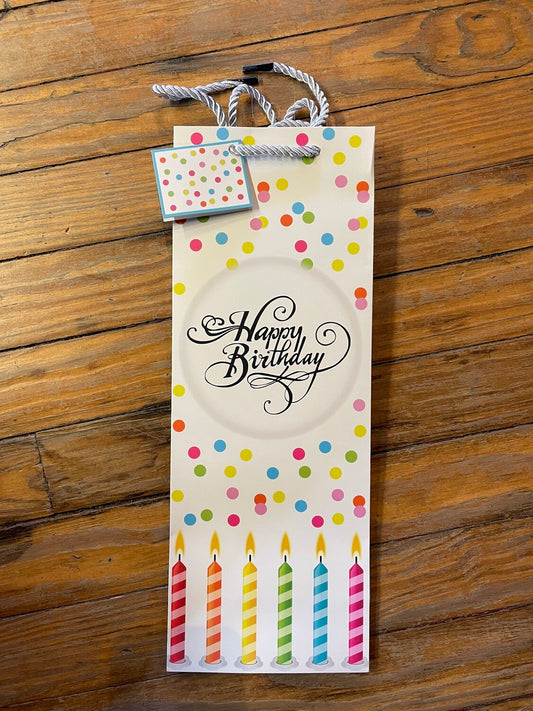 Wine Bottle Gift Bag, Confetti Surprise