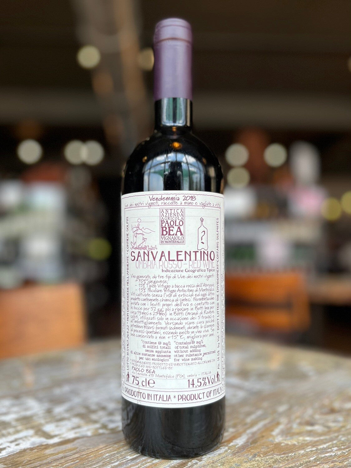 Paolo Bea 2018 Umbria Rosso "San Valentino"