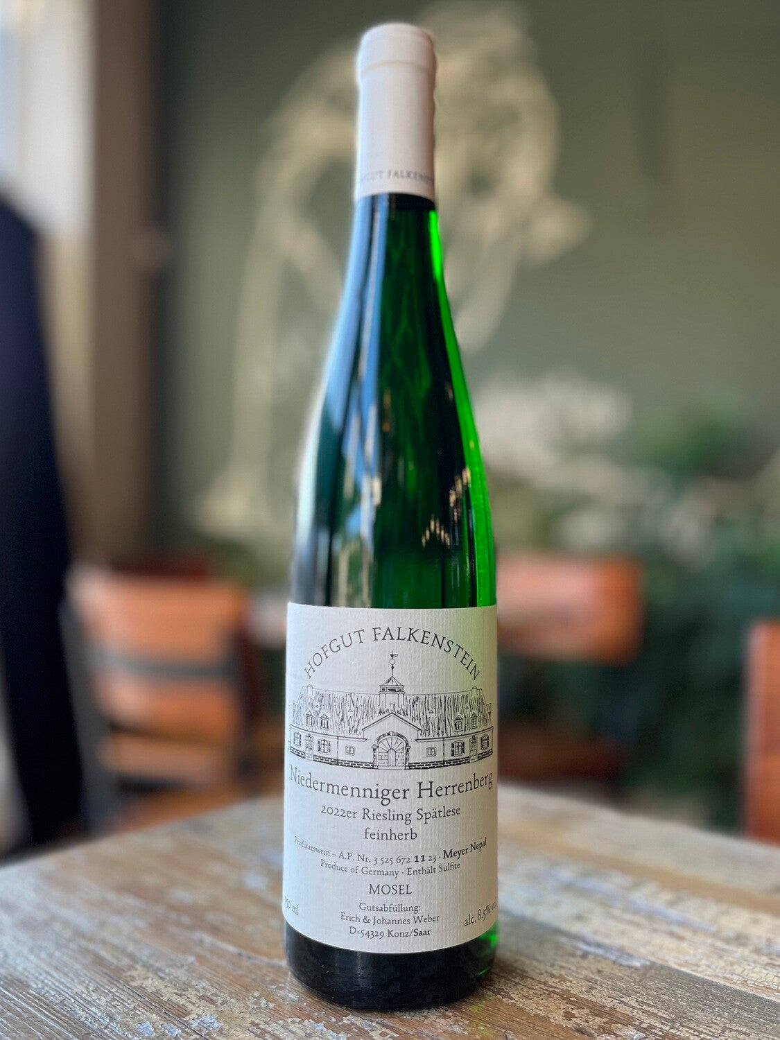 Falkenstein Niedermenniger Herrenberg Riesling Spätlese Feinherb 2023 Fuder Meyer Nepal  AP-11