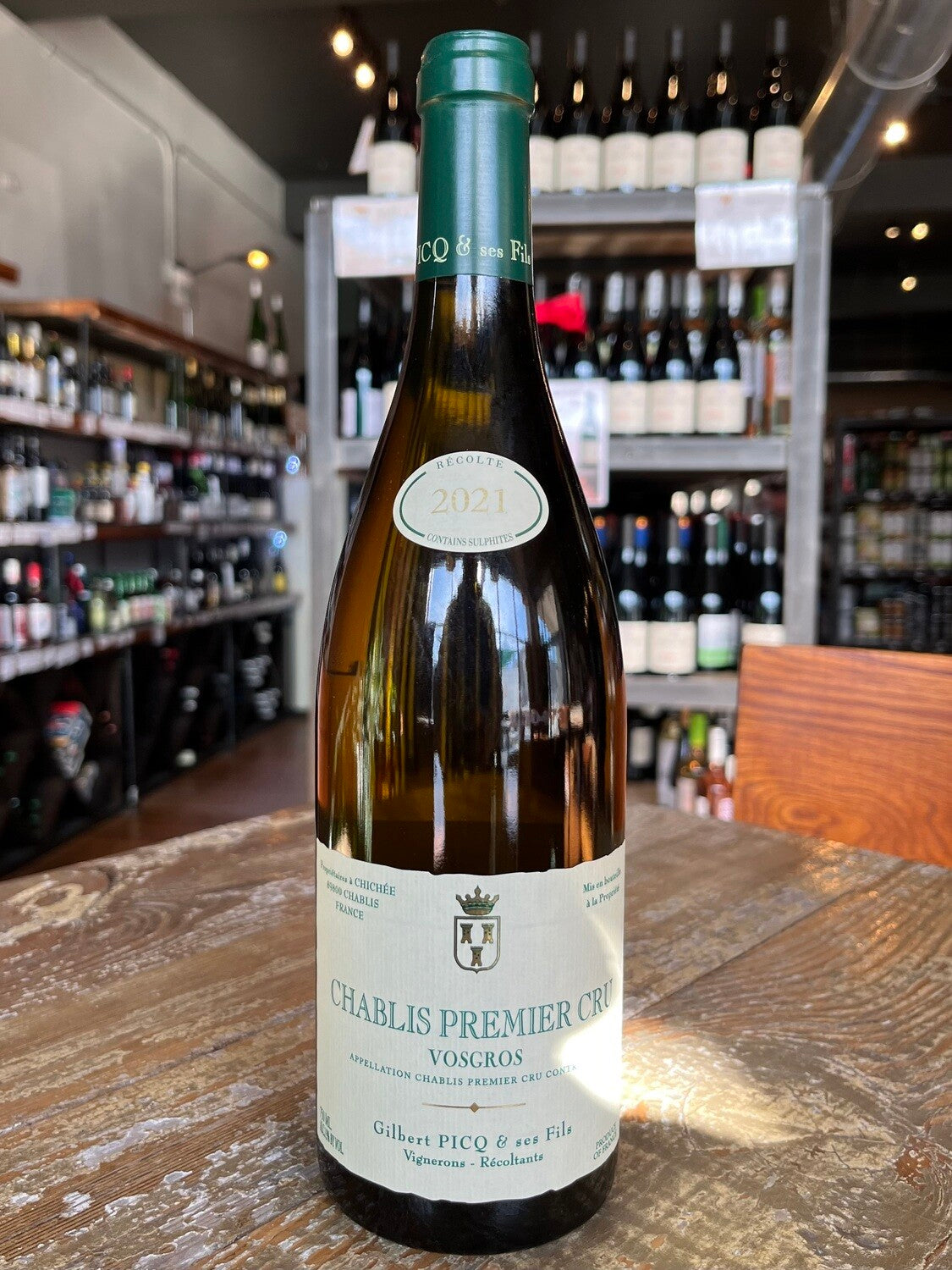 Gilbert Picq Chablis Vosgros 1er Cru 2021