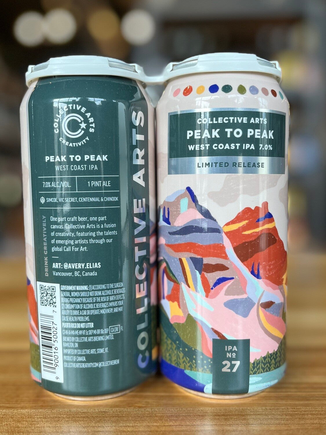 Collective Arts Peak to Peak West Coast IPA