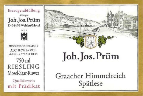 Joh Jos Prum 2020 Graacher Himmelreich Riesling Spatlese