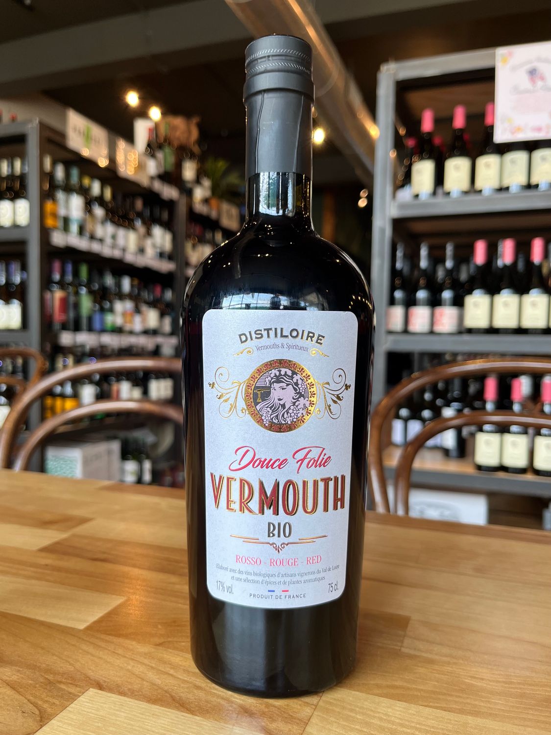 Distiloire Vermouth Rouge Douce Folie Bio