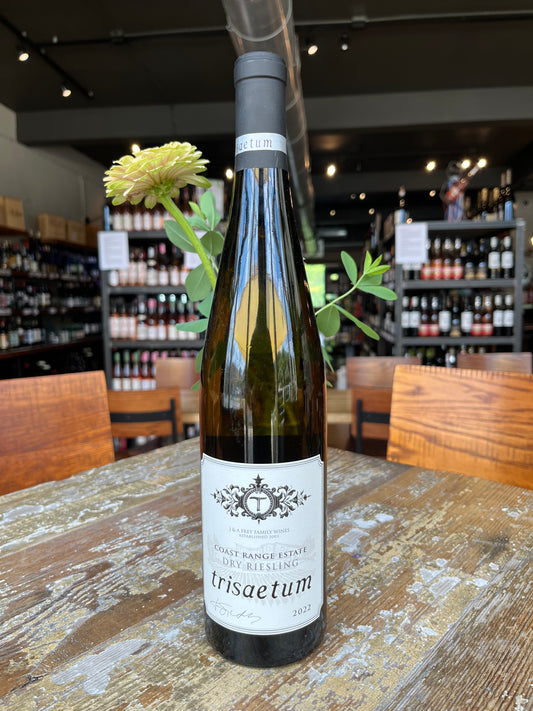 2022 Trisaetum, Coast Range Estate, Dry Riesling