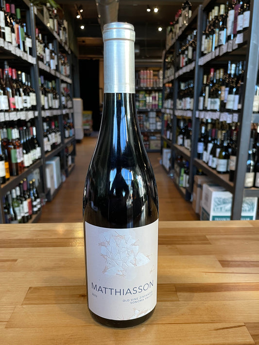 2022 Matthiasson, Old Vine Zinfandel Sonoma