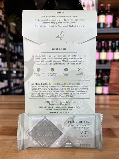 Ritual Fleur de Sel Chocolate Bar