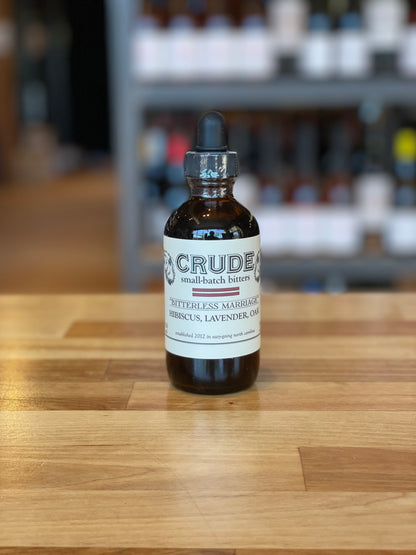 Crude 'Bitterless Marriage' Hibiscus Lavender Oak Bitters