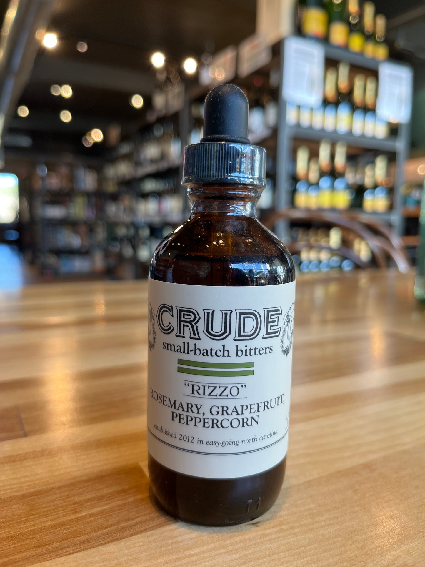 Crude 'Rizzo' Rosemary Grapefruit Peppercorn Bitters