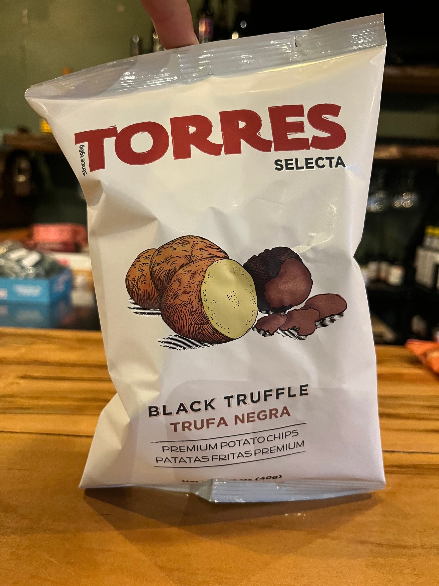 Torres Black Truffle Premium Potato Chips