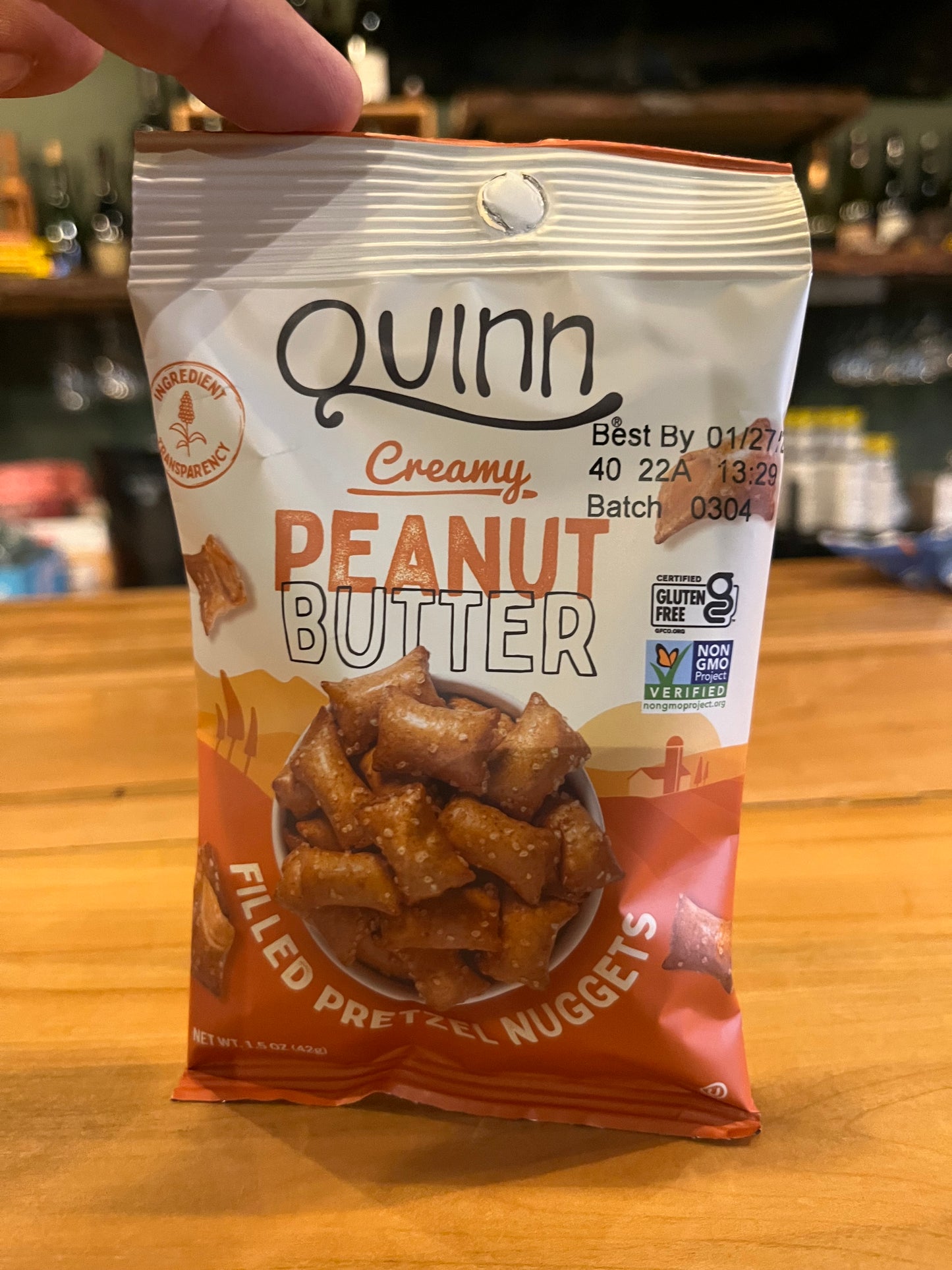 Quinn Creamy Peanut Butter Filled Pretzel Nuggets