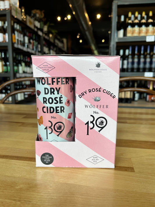 Wolffer No. 139 Dry Rosé Cider