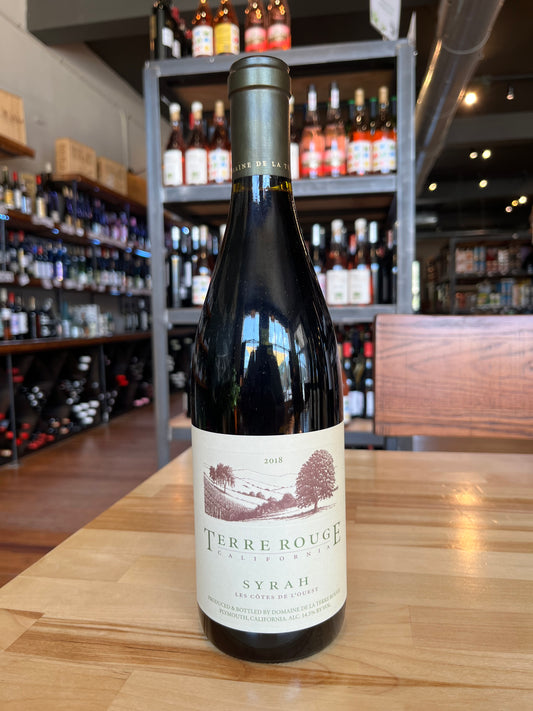 2018 Terre Rouge Les Cotes de L'Ouest' Syrah