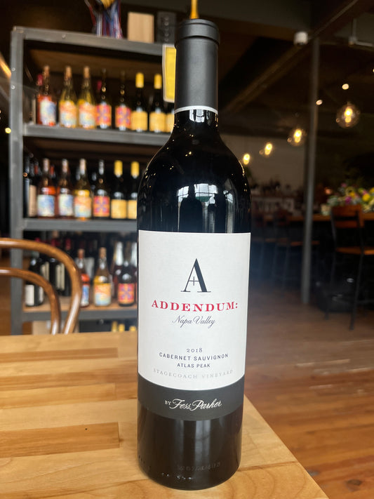 2018 Addendum Stagecoach Vineyard Cabernet Sauvignon