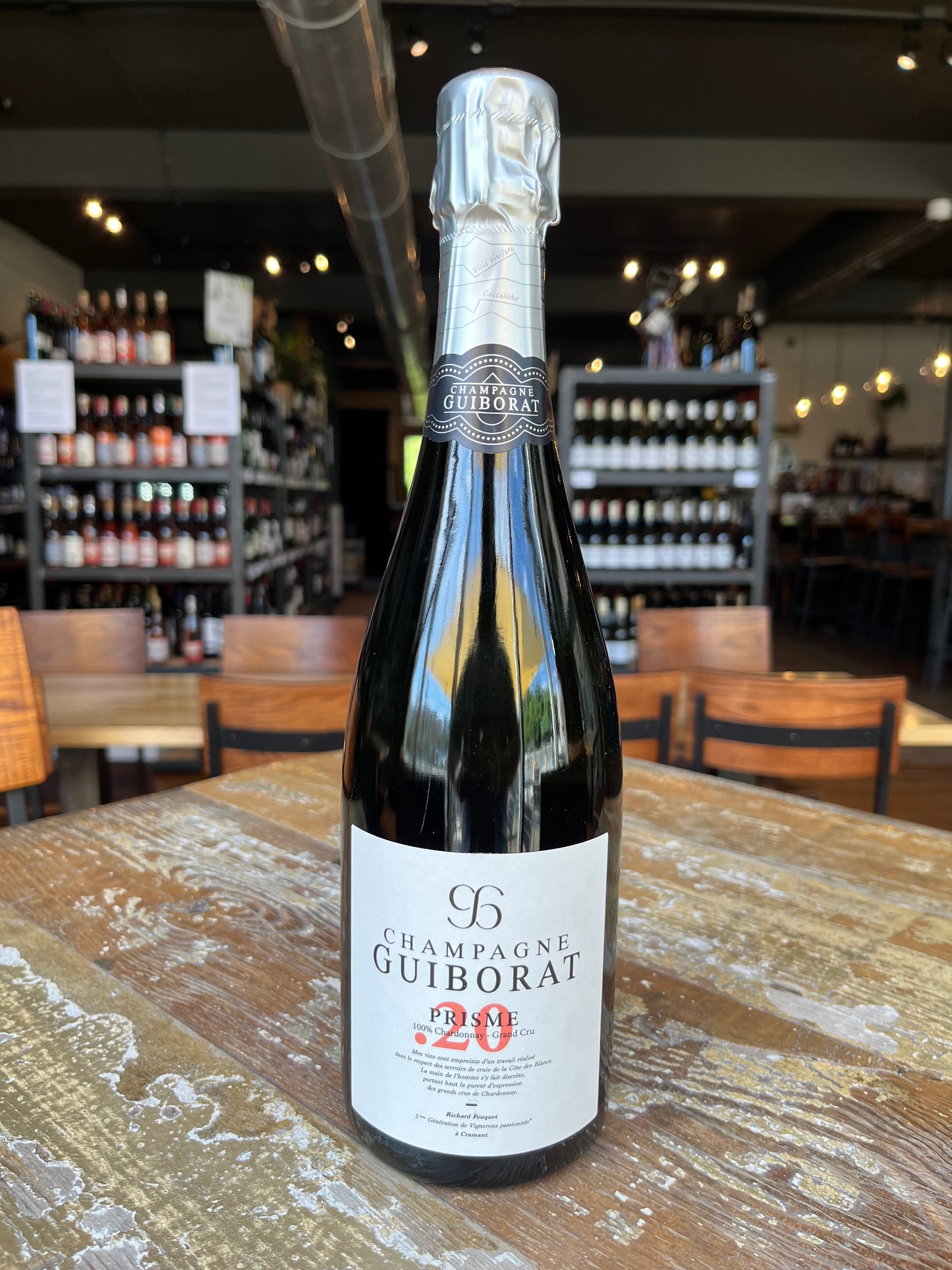 Champagne Guiborat, Blanc de Blancs Prisme Extra Brut Grand Cru