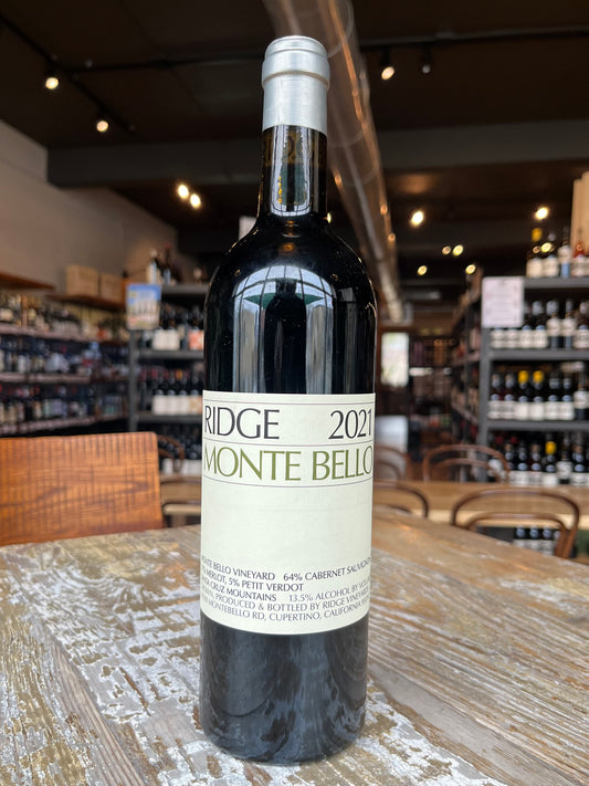 2021 Ridge Vineyards “Monte Bello” Cabernet Sauvignon