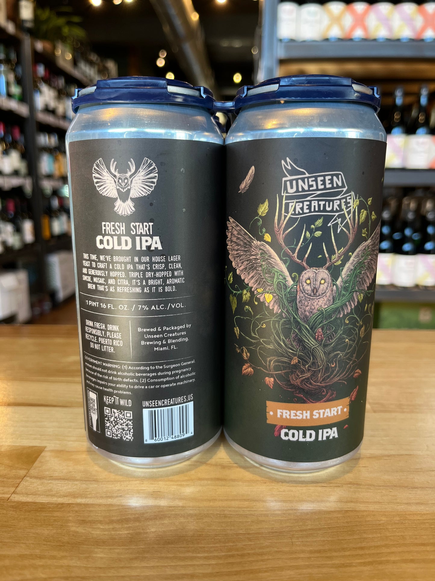 Unseen Creatures Fresh Start Cold IPA