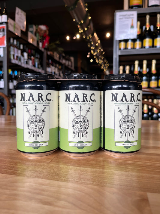 N.A.R.C. N/A Lime Lager Beer