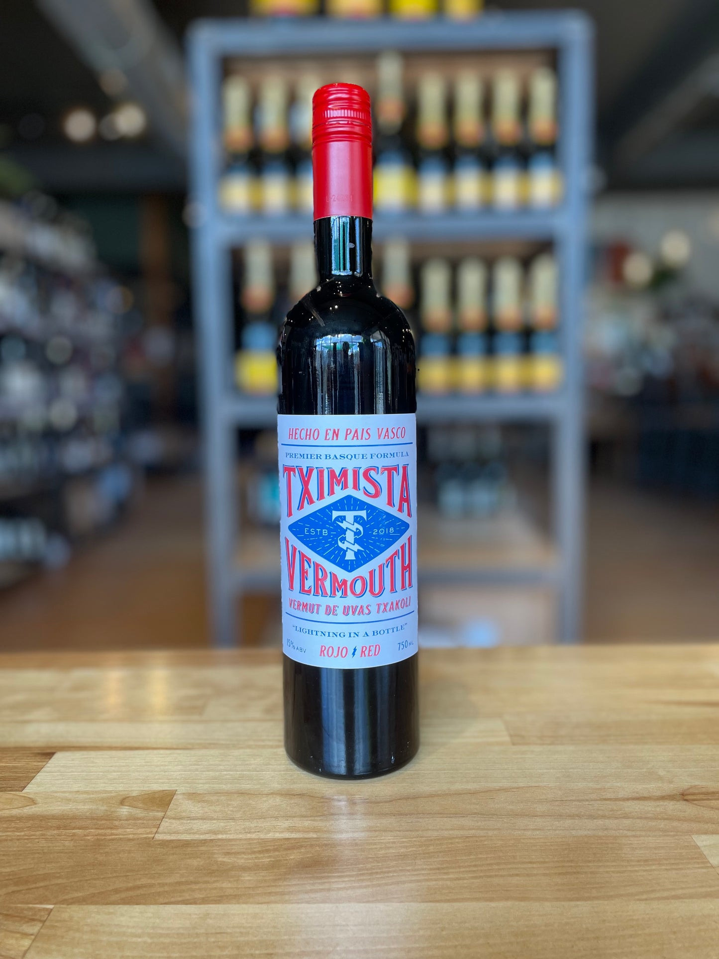 Tximista Vermut Rojo de Uvas Txakoli