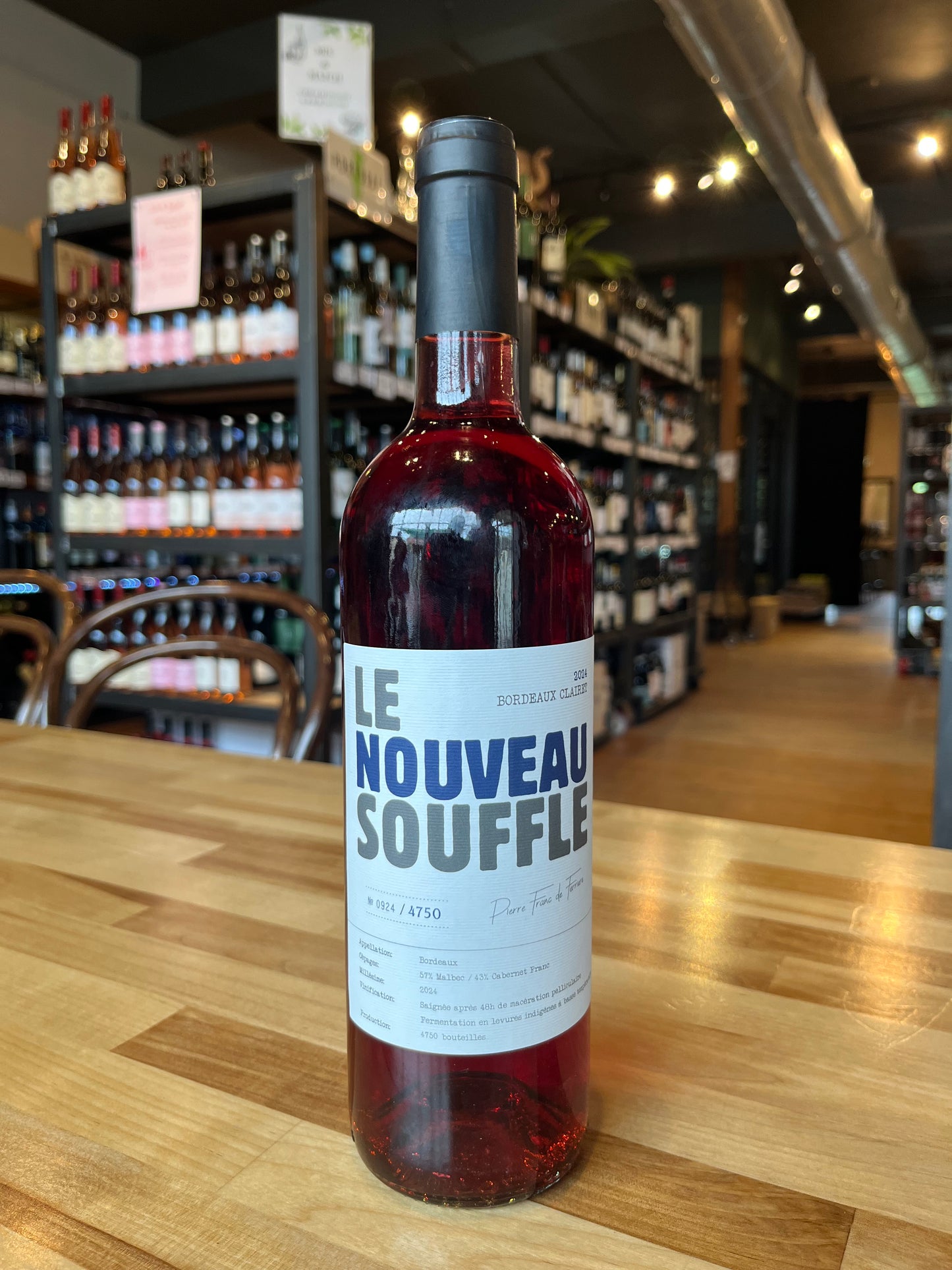 2024 Chateau Carbonneau, La Nouveau Souffle Bordeaux Clairet